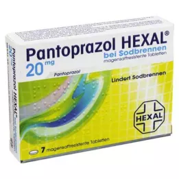 PANTOPRAZOL HEXAL b.Maagzuurresistente tabletten, 7 stuks