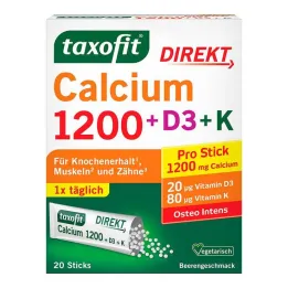 Taxofit Calcium 1200 + D3 + K Direct Sticks, 20 st