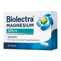 BIOLECTRA Magnesium 300 mg capsules, 20 stuks