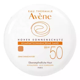 AVENE Compacte zonnebrandcrème SPF 50 zand, 10 g