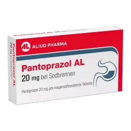 PANTOPRAZOL AL 20 mg in Sodbr.maagzuurres. tabletten, 14 stuks