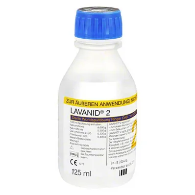 Lavanid 2 wondirrigatieoplossing, 125 ml