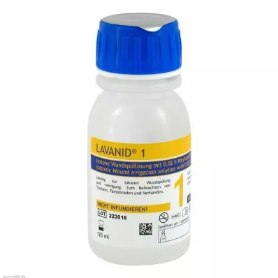 LAVANID 1 wondirrigatieoplossing, 125 ml LAVANID 1 wondirrigatieoplossing, 125 ml
