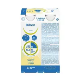 DIBEN DRINK Vanille 1,5 kcal/ml, 24X200 ml