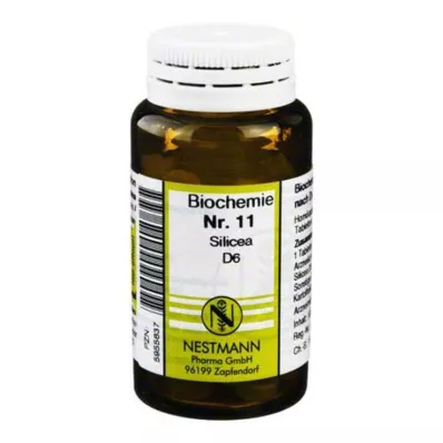 BIOCHEMIE 11 Silicea D 6 tabletten, 100 stuks BIOCHEMIE 11 Silicea D 6 tabletten, 100 stuks