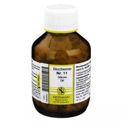BIOCHEMIE 11 Silicea D 6 tabletten, 400 stuks BIOCHEMIE 11 Silicea D 6 tabletten, 400 stuks