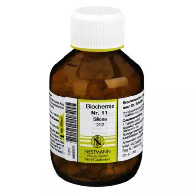 BIOCHEMIE 11 Silicea D 12 tabletten, 400 stuks BIOCHEMIE 11 Silicea D 12 tabletten, 400 stuks