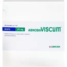ABNOBAVISCUM Aceris 20 mg ampullen, 48 stuks