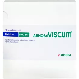 ABNOBAVISCUM Betulae 0,02 mg ampullen, 48 stuks