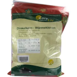 Speltkern warmtekussen met hoes 20x30cm, 1 stuk