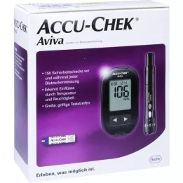 Accu Chek Aviva Bloed Glucose Meter MG / DL en Lancing Help, 1 st