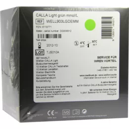 Welion Calla Licht Bloed Glucose Meter MMOL / L Groen, 1 st