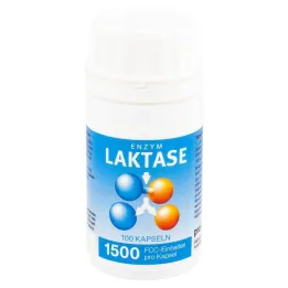 Lactase 1500 FCC enzymcapsules, 100 stuks