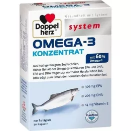 DOPPELHERZ Omega-3 concentraat systeemcapsules, 30 st