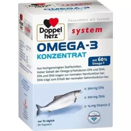 DOPPELHERZ Omega-3 concentraat systeemcapsules, 60 st