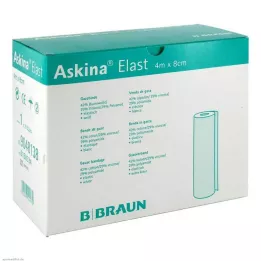 ASKINA Elastisch verband 8 cmx4 m los, 20 st