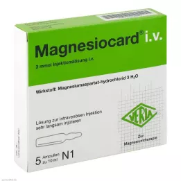 MAGNESIOCARD i.v. Injectieoplossing, 5X10 ml