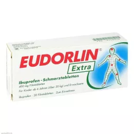 EUDORLIN extra Ibuprofen pijnstillers, 20 stuks