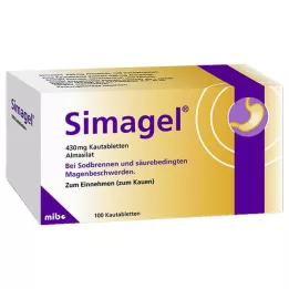 SIMAGEL Kauwtabletten, 100 stuks
