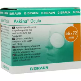 Askina Ocula Eye Kompr.56x72 mm Onteril, 5 st