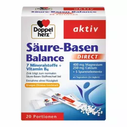 DOPPELHERZ Zuur-Base Balans DIRECT Pellets, 20 stuks