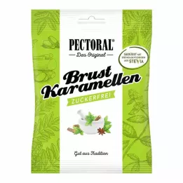 PECTORAL Borstcaramels suikervrij zakje, 60 g