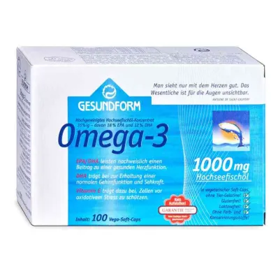 Gezonde vorm Omega-3 1.000 mg Vega Zachte capsules (100 stuks)