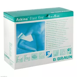 ASKINA Elast Fine Bandage 8 cmx4 m los, 20 st