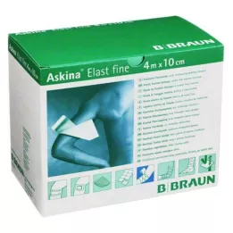 ASKINA Elast Fine Bandage 10 cmx4 m los, 20 st