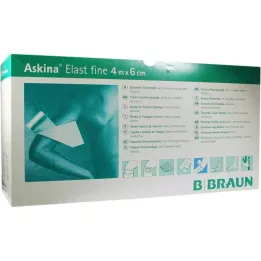 ASKINA Elast Fine Bandage 6 cmx4 m los, 100 st