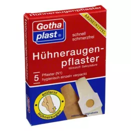 GOTHAPLAST Cornmed likdoornpleister 2x6 cm, 5 stuks