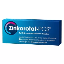 ZINKOROTAT POS maagsapresistente tabletten, 20 stuks