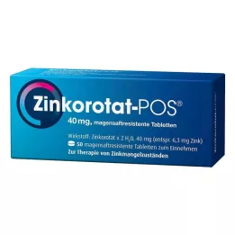 ZINKOROTAT POS maagsapresistente tabletten, 50 stuks