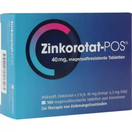 ZINKOROTAT POS Gastak -resistente tabletten, 100 st