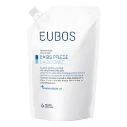 EUBOS FLÜSSIG blauwe ongeparfumeerde navulfles, 400 ml