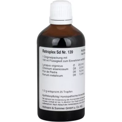 RETROPLEX SD Nr.139 druppels, 100 ml