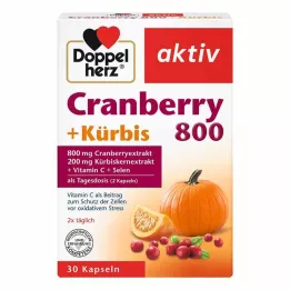 DOPPELHERZ Cranberry+Pompoen capsules, 30 stuks