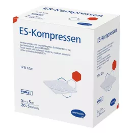 ES-KOMPRESSEN steriel 5x5 cm 12-pack, 20X5 st
