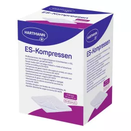 ES-KOMPRESSEN steriel 7,5x7,5 cm 12-pack, 10X10 stuks