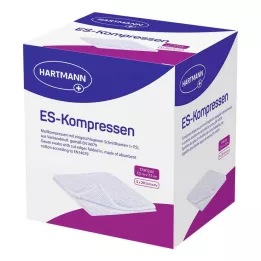ES-KOMPRESSEN steriele 7,5x7,5 cm 12-voudige bulkverpakking, 5X20 stuks