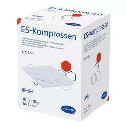 ES-KOMPRESSEN steriele 10x10 cm 12-voudige bulkverpakking, 20X5 stuks