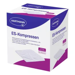 ES-KOMPRESSEN steriele 10x10 cm 12-voudige bulkverpakking, 10X10 stuks