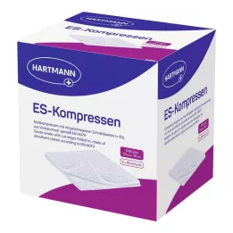 ES-KOMPRESSEN steriele 10x10 cm 12-voudige bulkverpakking, 5X20 stuks
