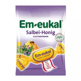 EM-EUKAL Salie Honing Snoep met suiker, 75 g
