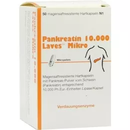 PANKREATIN 10.000 LAVES MICRO MASTRIC SAFTR.HARPS., 50 st