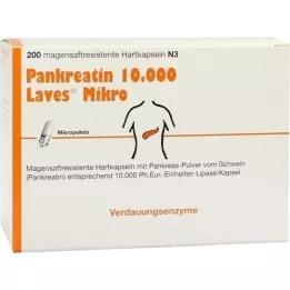 PANKREATIN 10.000 LAVES MICRO MASTRIC SAFTR.HARPS., 200 st