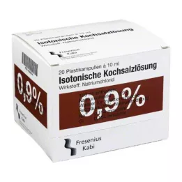KOCHSALZLÖSUNG 0,9% Pl.Fresenius injectieoplossing, 20X10 ml