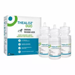THEALOZ Duo oogdruppels, 3X10 ml