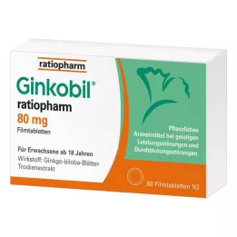 GINKOBIL-ratiopharm 80 mg filmomhulde tabletten, 60 stuks