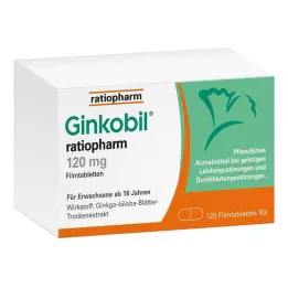 GINKOBIL-ratiopharm 120 mg filmomhulde tabletten, 120 stuks